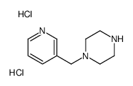 1-Pyridin-3-ylmethyl-piperazine dihydrochloride Structure