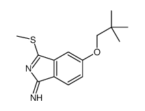5-(2,2-dimethylpropoxy)-3-methylsulfanylisoindol-1-imine Structure