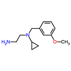 N-Cyclopropyl-N-(3-methoxybenzyl)-1,2-ethanediamine结构式