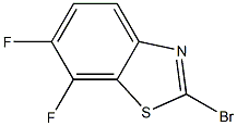 2-溴-6,7-二氟苯并[D]噻唑结构式