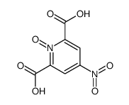 4-Nitro-2,6-pyridinedicarboxylic acid 1-oxide Structure