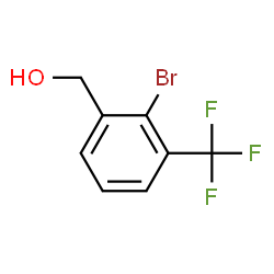 [2-Bromo-3-(trifluoromethyl)phenyl]methanol structure