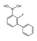 (2-Fluoro-[1,1'-biphenyl]-3-yl)boronic acid structure