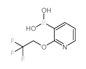 (2-(2,2,2-三氟乙氧基)吡啶-3-基)硼酸结构式