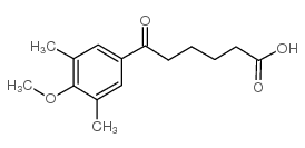 6-(3,5-DIMETHYL-4-METHOXYPHENYL)-6-OXOHEXANOIC ACID结构式
