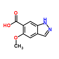5-Methoxy-1H-indazole-6-carboxylicacid structure
