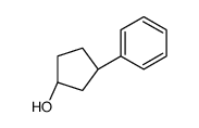 (1S,3R)-3-phenylcyclopentan-1-ol结构式