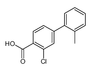 3-氯-2-甲基-[1,1-联苯]-4-羧酸结构式
