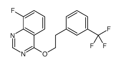8-fluoro-4-[2-[3-(trifluoromethyl)phenyl]ethoxy]quinazoline结构式