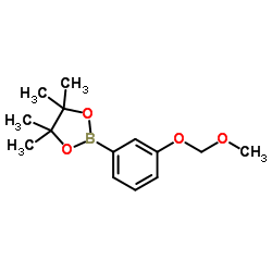 3-(Methoxymethoxy)phenylboronic Acid Pinacol Ester结构式