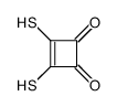 1,2-dimercaptocyclobutene-3,4-dione Structure