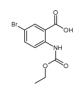 5-bromo-2-((ethoxycarbonyl)amino)benzoic acid Structure