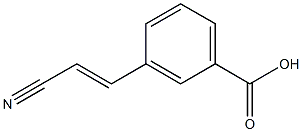 (E)-3-(2-cyanovinyl)benzoic acid Structure