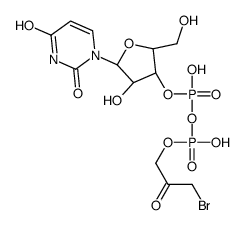 uridine 5'-diphosphate bromoacetol Structure