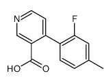 4-(2-fluoro-4-methylphenyl)pyridine-3-carboxylic acid Structure