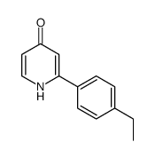 2-(4-ethylphenyl)-1H-pyridin-4-one Structure