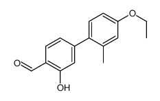 4-(4-ethoxy-2-methylphenyl)-2-hydroxybenzaldehyde结构式