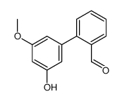 2-(3-hydroxy-5-methoxyphenyl)benzaldehyde Structure