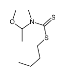 butyl 2-methyl-1,3-oxazolidine-3-carbodithioate Structure