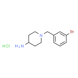 1-(3-Bromobenzyl)piperidin-4-amine dihydrochloride Structure