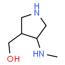 3-Pyrrolidinemethanol,4-(methylamino)-(9CI)结构式