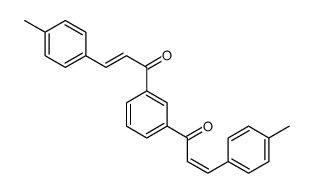 3-(4-methylphenyl)-1-[3-[3-(4-methylphenyl)prop-2-enoyl]phenyl]prop-2-en-1-one Structure