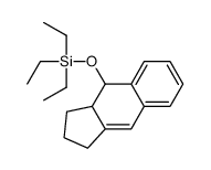 2,3,3a,4-tetrahydro-1H-cyclopenta[b]naphthalen-4-yloxy(triethyl)silane结构式