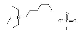 Ammonium, triethylhexyl-, fluorosulfate Structure