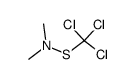 trichloro-methanesulfenic acid dimethylamide结构式