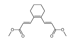 dimethyl cyclohex-1-ene-1,2-bis-(E)-acrylate结构式