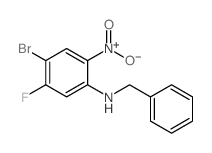 N-Benzyl-4-bromo-5-fluoro-2-nitroaniline Structure