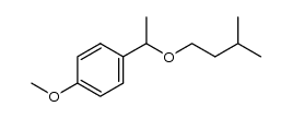 1-(1-isopentyloxyethyl)-4-methoxybenzene结构式