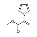 1H-Pyrrole-1-aceticacid,alpha-methylene-,methylester(9CI) Structure