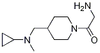 2-AMino-1-{4-[(cyclopropyl-Methyl-aMino)-Methyl]-piperidin-1-yl}-ethanone结构式