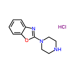 2-Piperazin-1-yl-benzooxazole hydrochloride Structure