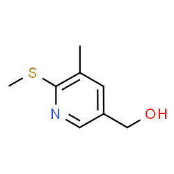 (5-Methyl-6-methylsulfanyl-pyridin-3-yl)-methanol结构式