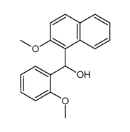 (2-Methoxy-naphthalen-1-yl)-(2-methoxy-phenyl)-methanol Structure