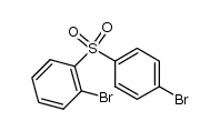 2-bromophenyl 4'-bromophenyl sulfone Structure