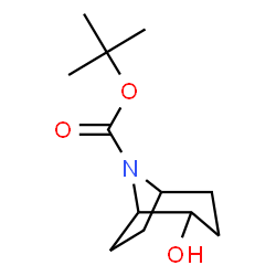 8-boc-2-hydroxy-8-azabicyclo[3.2.1]octane Structure