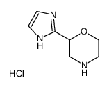 2-(1H-Imidazol-2-yl)morpholine hydrochloride (1:1) Structure