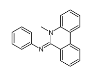 5-methyl-N-phenylphenanthridin-6-imine Structure