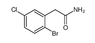 2-(2-bromo-5-chlorophenyl)acetamide结构式