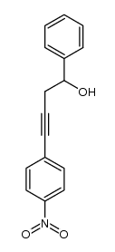4-(4-nitrophenyl)-1-phenylbut-3-yn-1-ol Structure