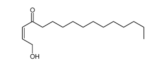 (E)-1-hydroxyhexadec-2-en-4-one结构式