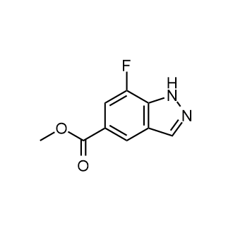 Methyl7-fluoro-1H-indazole-5-carboxylate structure