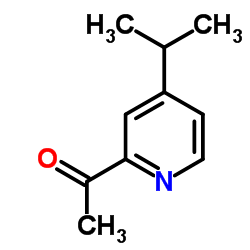 1-(4-异丙基吡啶-2-基)乙酮结构式