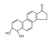 (3S,4S)-3,4-dihydroxy-3,4,15,16-tetrahydrocyclopenta[a]phenanthren-17-one Structure