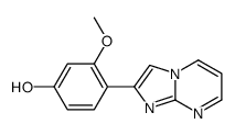 4-imidazo[1,2-a]pyrimidin-2-yl-3-methoxyphenol Structure