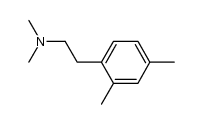 2-(2,4-dimethylphenyl)-N,N-dimethylethanamine结构式