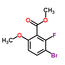 Methyl 3-bromo-2-fluoro-6-methoxybenzoate picture